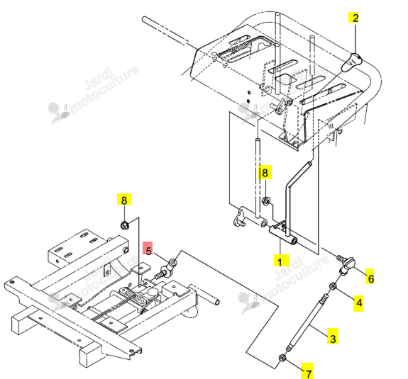 ROTULE M8/L ISEKI 0761-310-016-0
