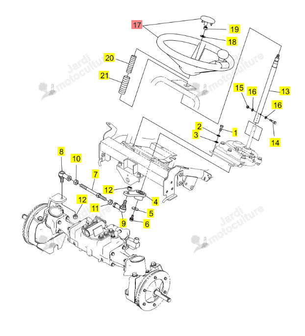 Volant Iseki 0674-630-500-0