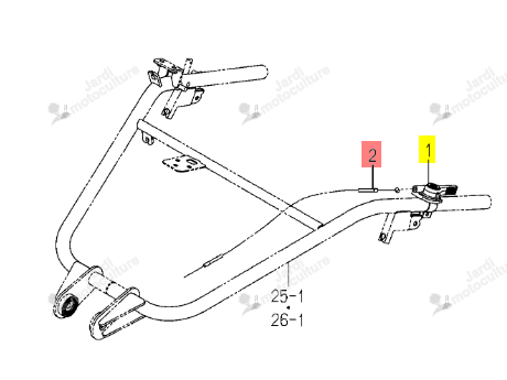 Câble d'accélérateur Iseki 1128-402-220-00