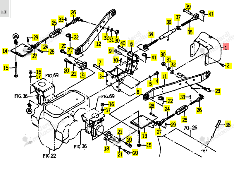 Protecteur ISEKI 1596-520-220-00