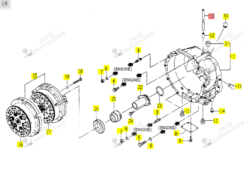 Tube Iseki 1614-120-005-00