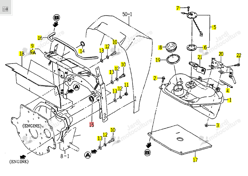 Passe-fil ISEKI 1612-690-001-00