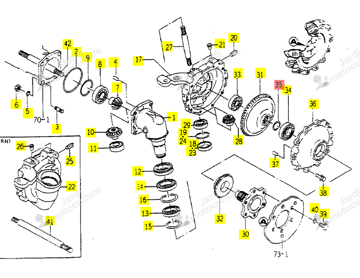 Circlips Iseki 1614-434-013-00