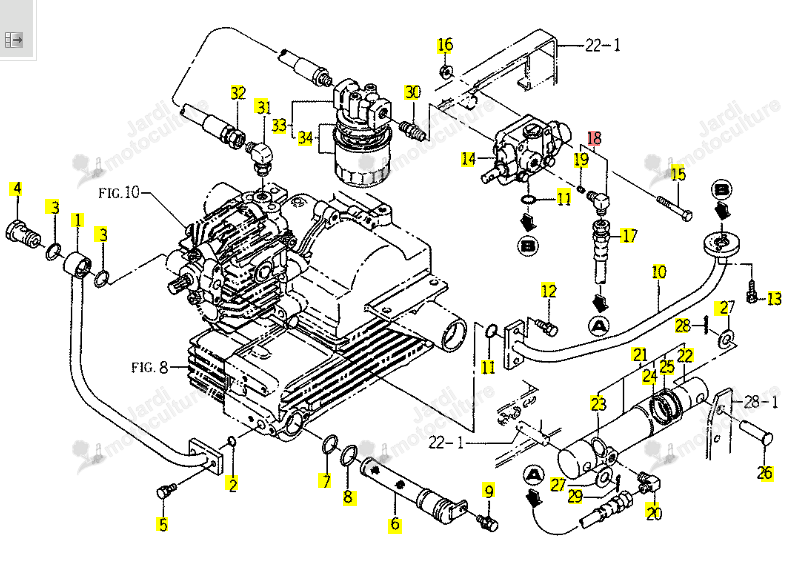 Raccord Angulaire Iseki 1608-206-240-00