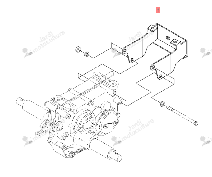 Pare Choc Transmission Iseki 0382-625-200-0