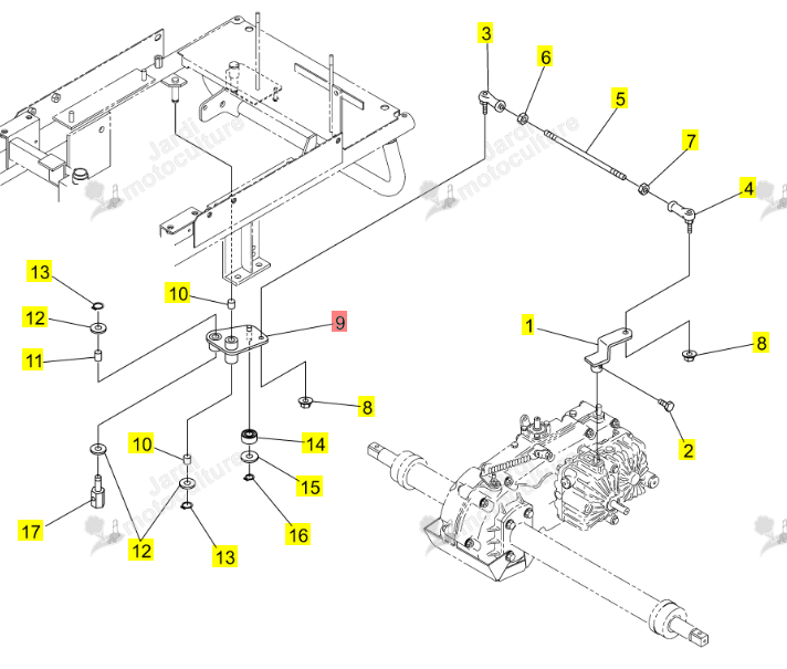 COMPTEUR HST ISEKI 0671-130-210-1