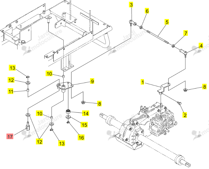 ROTULE HST ISEKI 0670-130-013-0