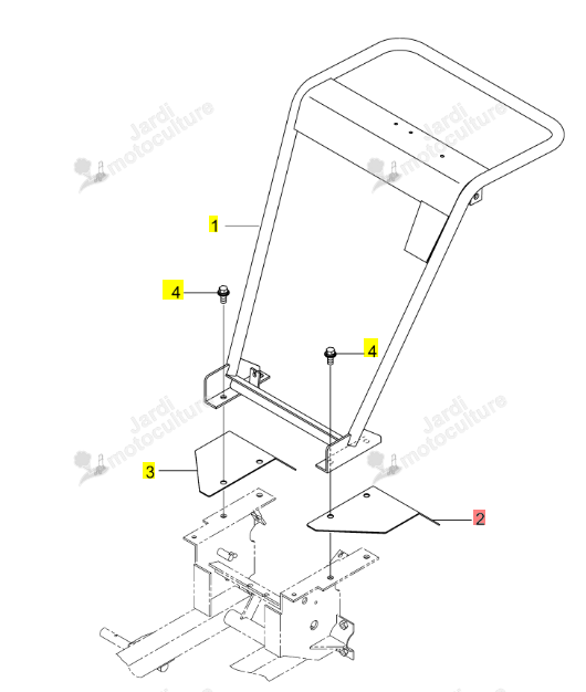 Aile Gauche Iseki 0337-620-015-1