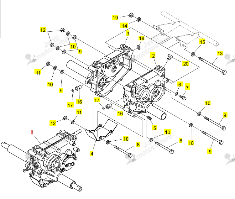 Transmission Complete Iseki 0337-184-200-1