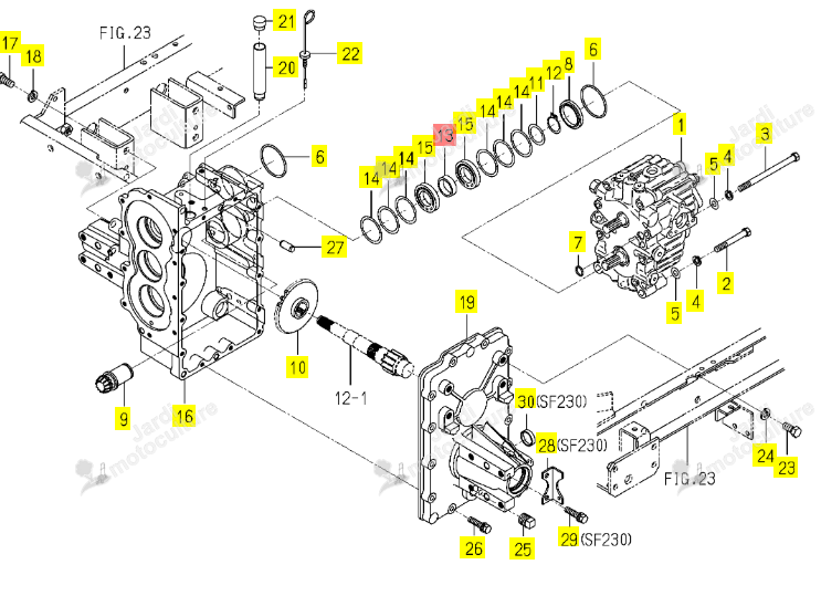 Entretoise 31x38x11 Iseki 1689-201-003-10