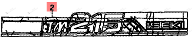 Autocollant Iseki 1683-901-006-00