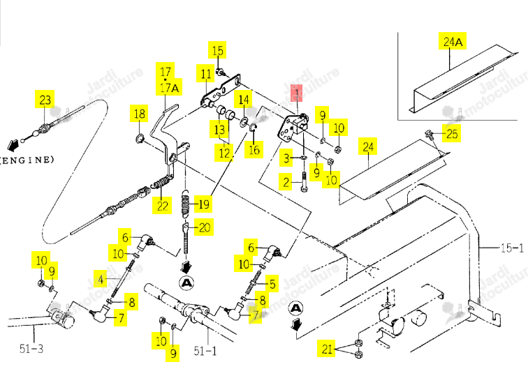 Pivot Iseki 1688-271-510-10