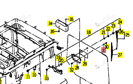 Silentbloc Iseki 1690-742-004-00