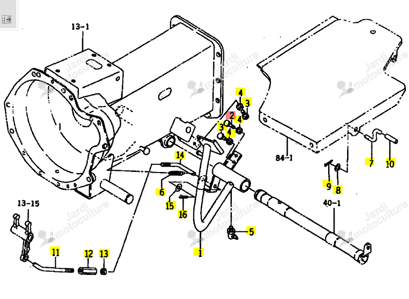 Vis Hexagonale Iseki 1672-122-003-00