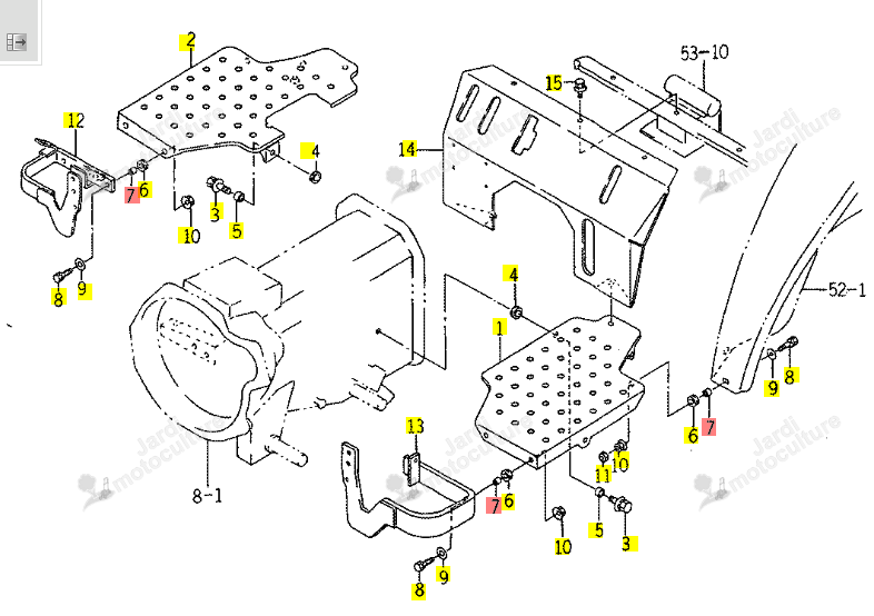 TABLEAU ISEKI 1672-670-001-10