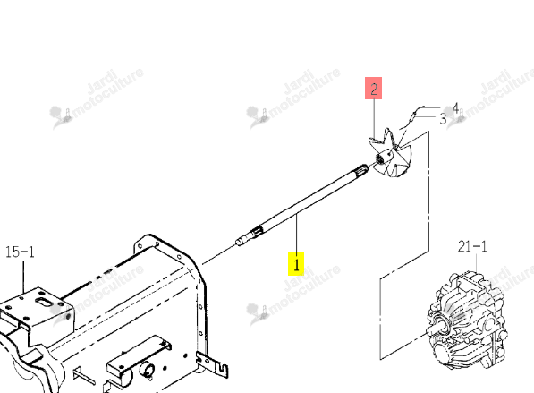 Ventilateur ISEKI 1683-120-530-20