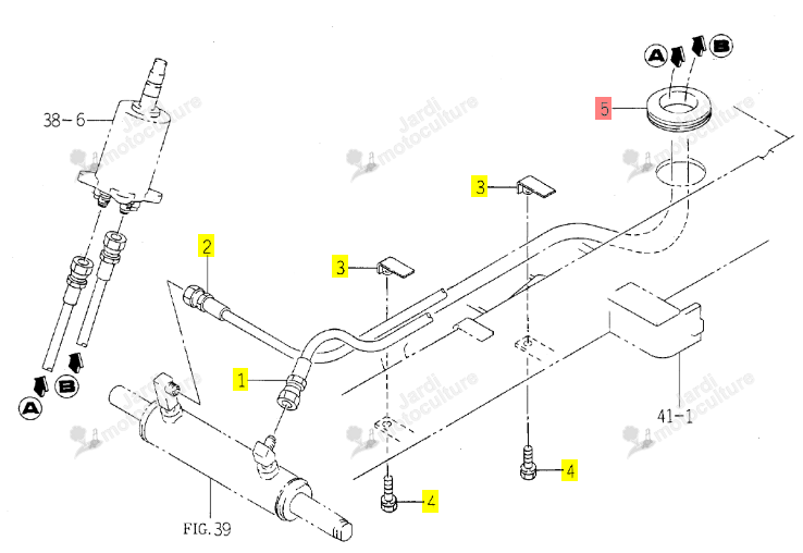Passe Fil Diam 45mm Iseki 1724-702-002-00