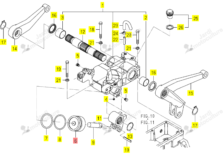 Piston ISEKI 1725-501-001-00