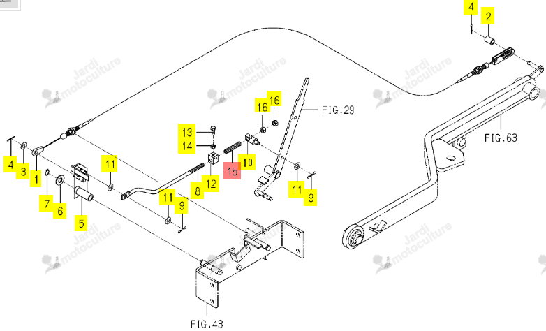 Ressort HC 50 Iseki 1725-505-007-00