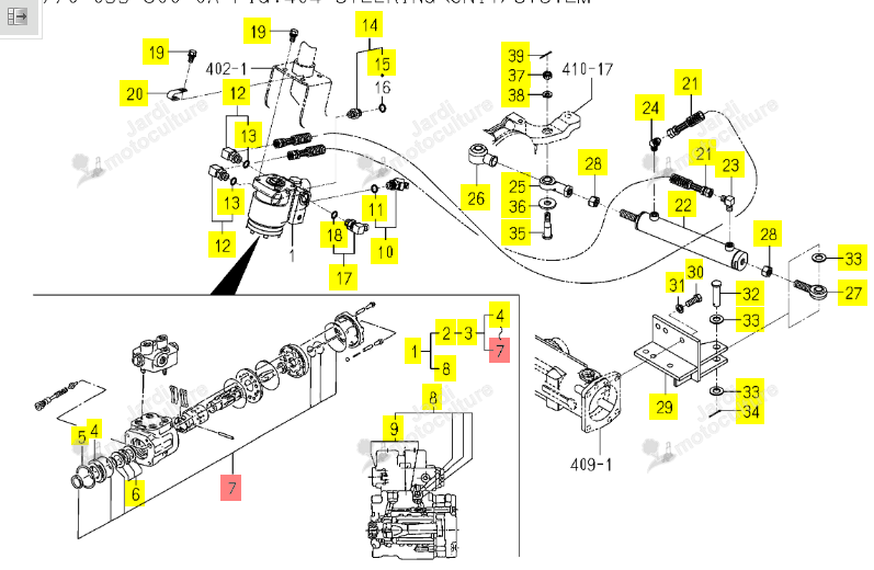 Jeu de Joints Iseki 1720-407-420-00