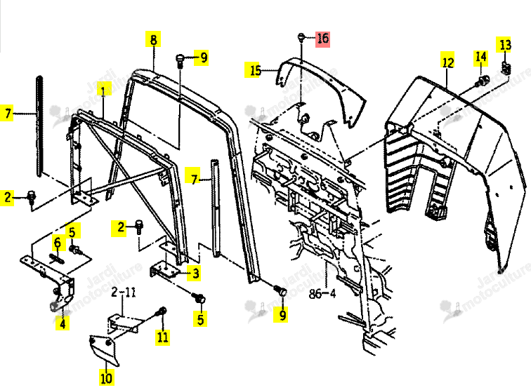 Rivet ISEKI 1704-705-003-00