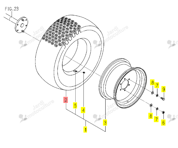 PNEU GAZON 250/60D14 ISEKI 1705-317-201-00