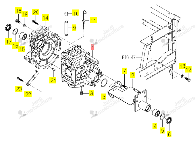 Carter Transmission Iseki 1705-201-001-30