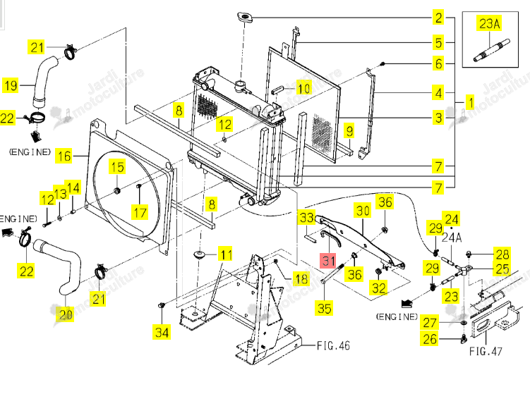 Joint Iseki 1705-102-014-00