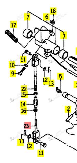 Embout Iseki 1704-132-210-00