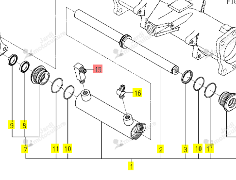 RACCORD ISEKI 1725-403-002-00
