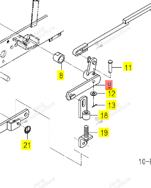 Bras Droit Iseki 1725-553-730-00