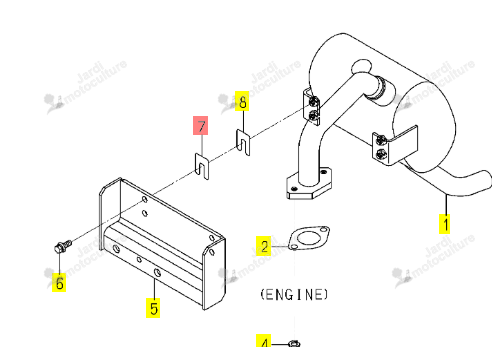 CALE 0,6/B ISEKI 1725-103-002-00