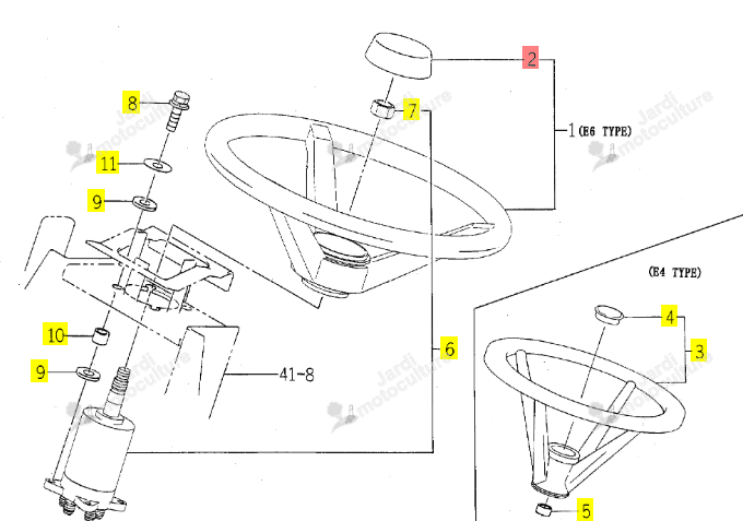 Obturateur Iseki 1640-401-222-00