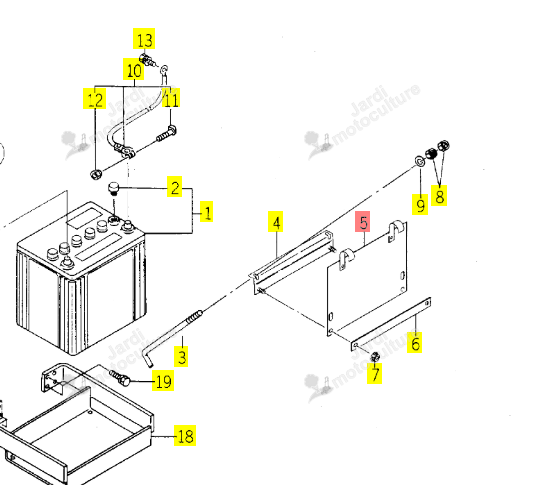 Couvercle ISEKI 1636-112-230-00