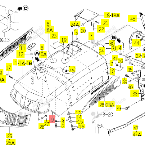 Joint Iseki 1636-630-008-00