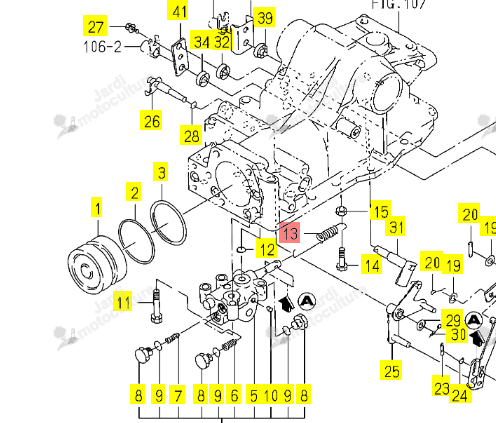 RESSORT HE123 ISEKI 1617-503-001-00