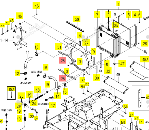 Isolant Iseki 1675-102-002-00