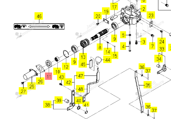Joint Iseki 1687-255-005-00