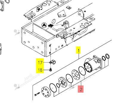 Kit Joints Orbitrol Iseki 1672-407-240-00