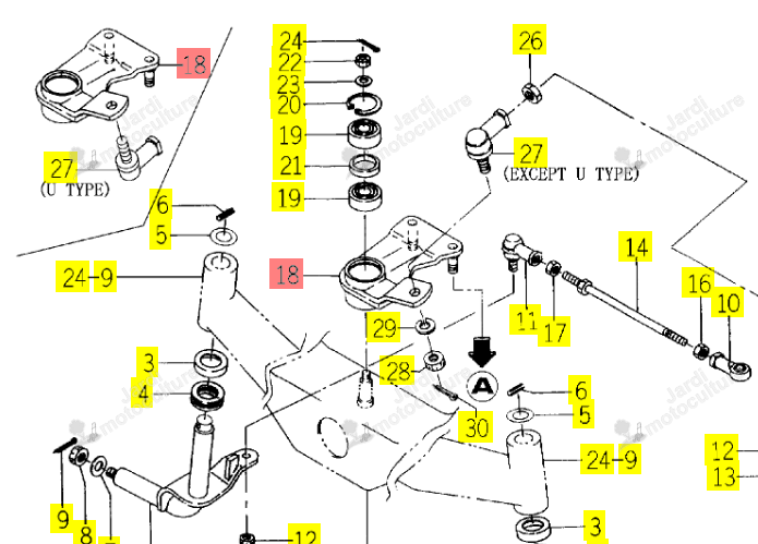 BRAS ISEKI 1631-403-200-00