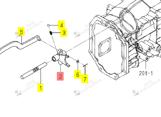Fourche Iseki 1620-216-053-30