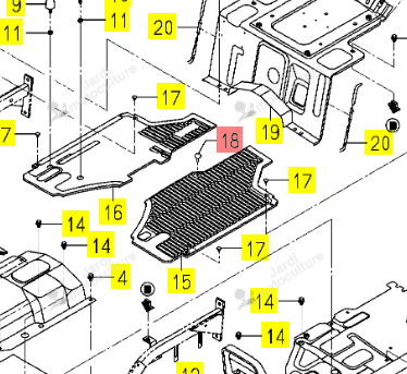 Circlips Iseki 1620-630-008-00