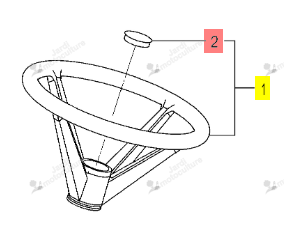 Capuchon de Volant Iseki 1739-401-202-00