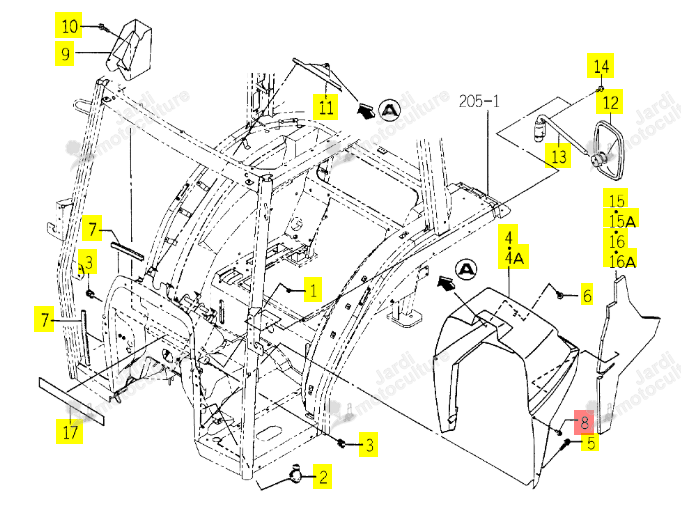 Rivet ISEKI 1729-630-057-00