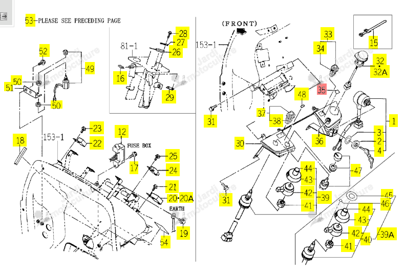 Autocollant Iseki 1742-652-006-00