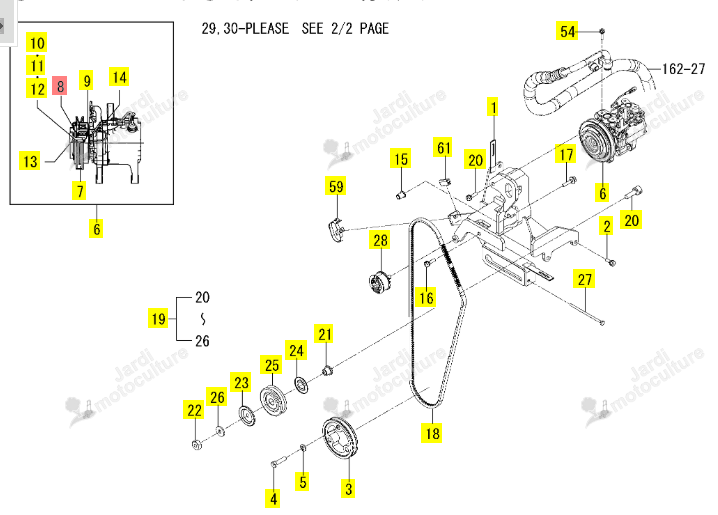 Circlips ISEKI 1716-780-303-00