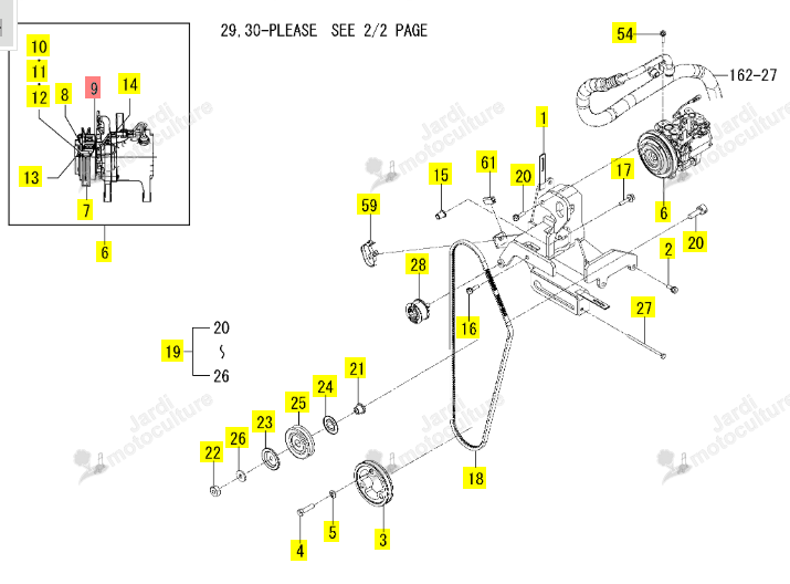 Circlips ISEKI 1716-780-304-00