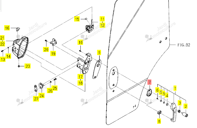 Isolant Iseki 1716-733-001-00