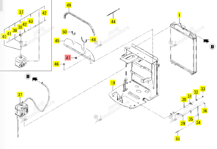 PASSEFIL 12X19X02 ISEKI 1723-268-003-00