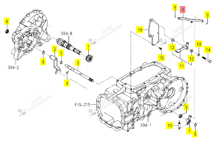 PLATINE/Z ISEKI 1744-308-500-00